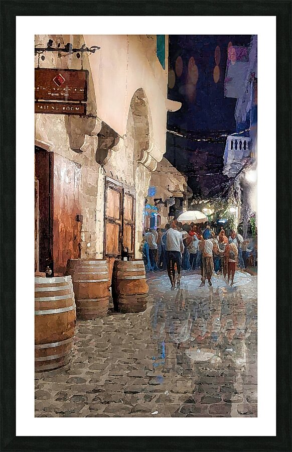 Batroun Souk Picture Frame print