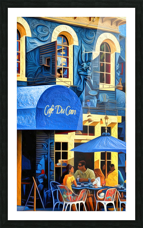 Cafe Du Coin Picture Frame print