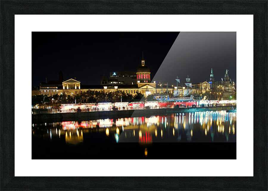Old Montreal Picture Frame print