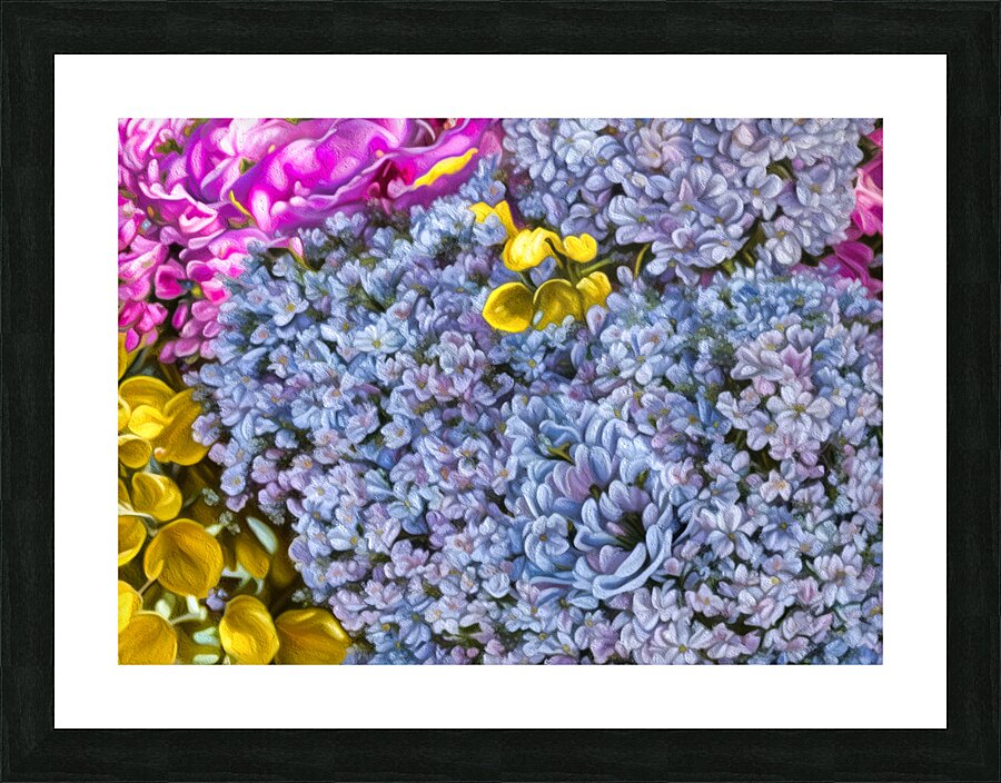 Ethereal Blooms Picture Frame print