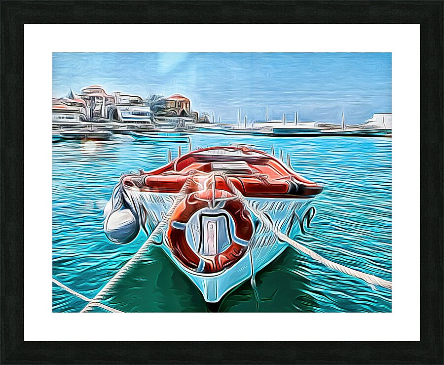 Maritime Serenity Picture Frame print