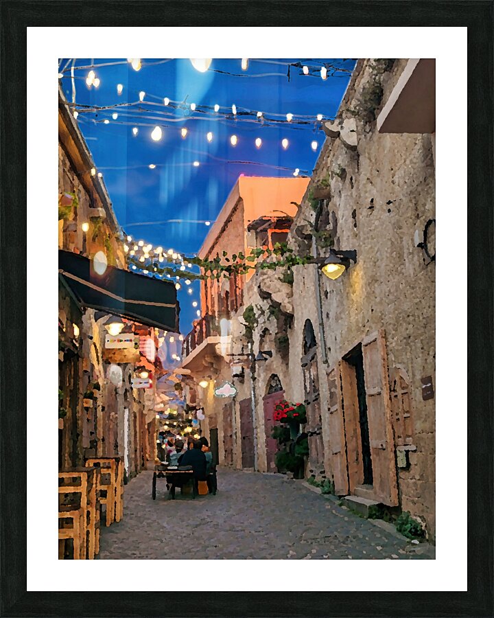 Under the Lights Picture Frame print