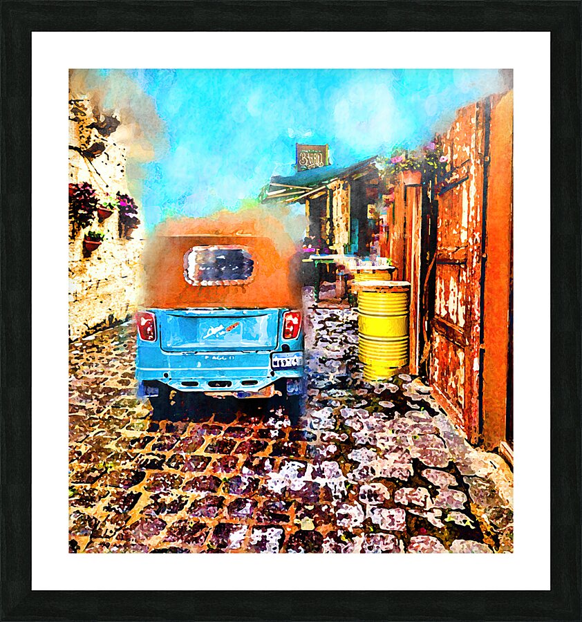 Cobbled Charm Picture Frame print