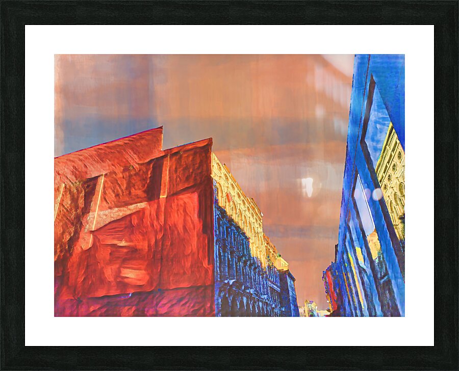 Dusk Reshaped Picture Frame print