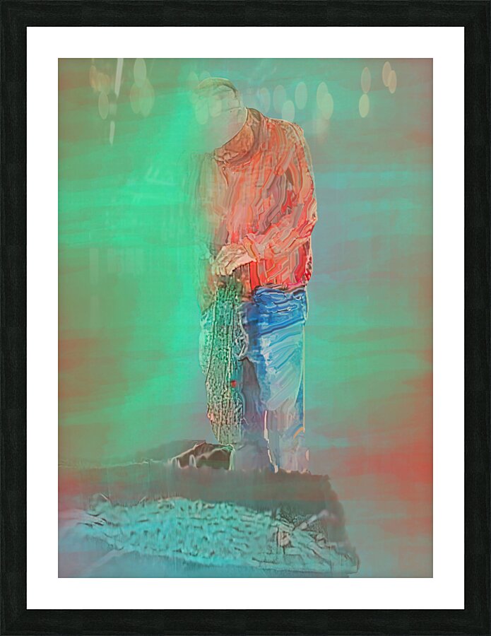 The Net Menders Dance Picture Frame print