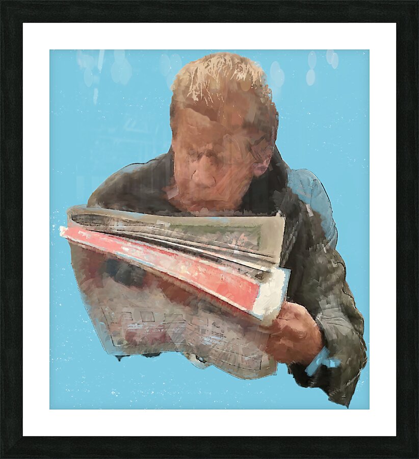 The Quiet Observer Picture Frame print