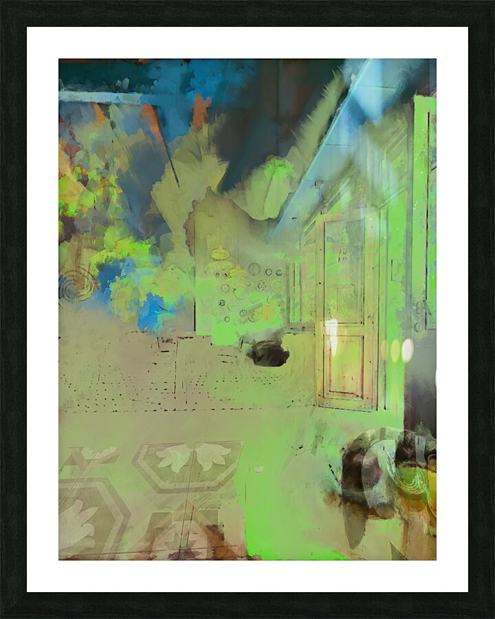 Kaleidoscopic Threshold: A Vision Beyond  Picture Frame print