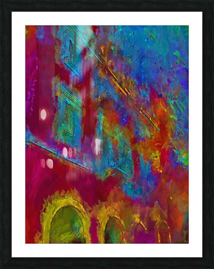 Chromatic Ascent Picture Frame print