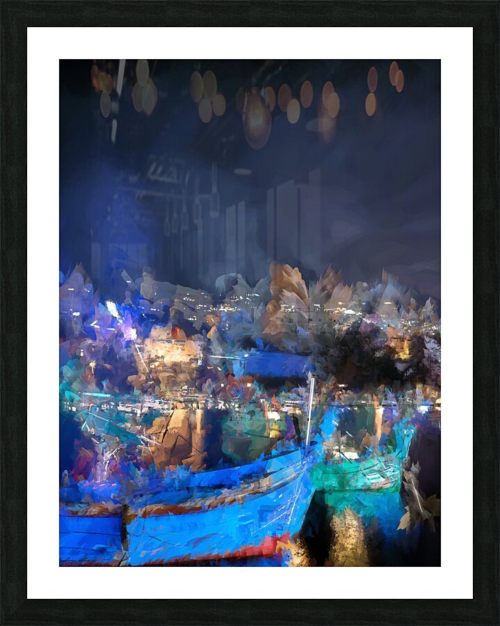 Nights Nautical Notes Picture Frame Printing