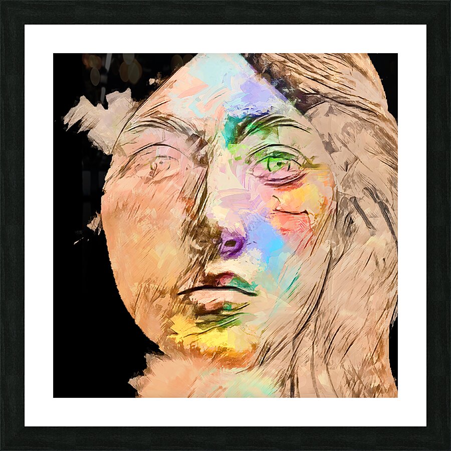 Silhouette of Softness Picture Frame Printing