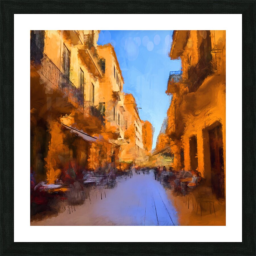 Street of Sunkiss Picture Frame Printing