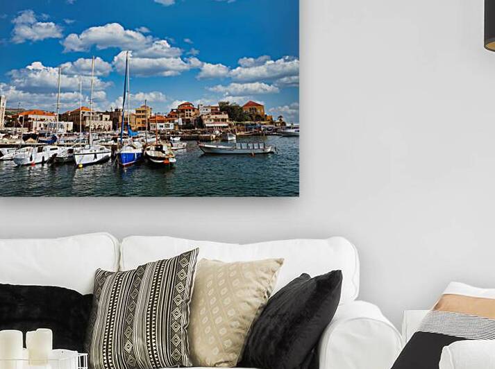 Mediterranean  Fishing Harbor by Le Boulanger
