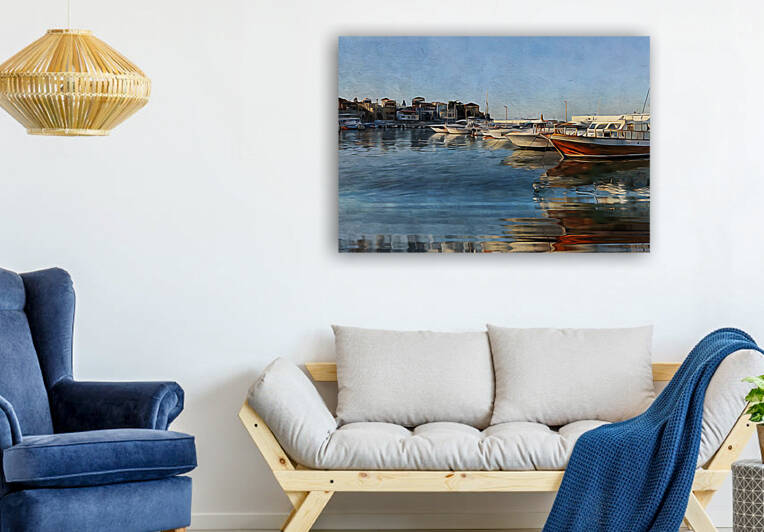 Le Port de Batroun by Le Boulanger