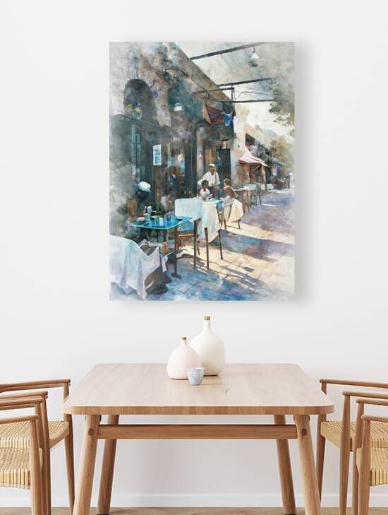 The Quiet Allure of a Mediterranean Coffee Street by Le Boulanger