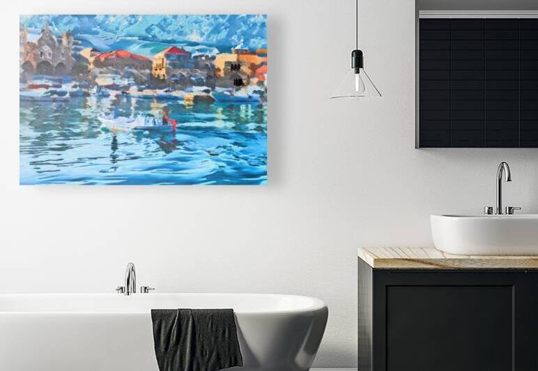 Mediterranean Harbor Haven by Le Boulanger