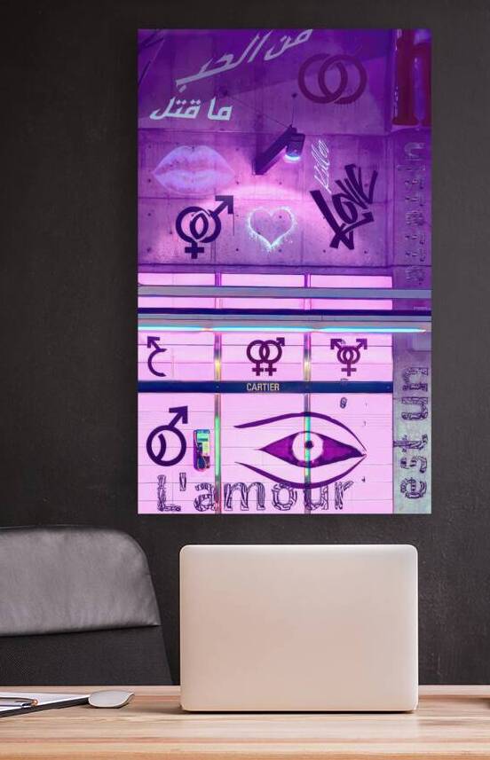 Neon Graffiti Art by Le Boulanger