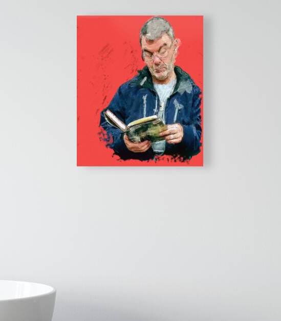 A Portrait of a Bookworm by Le Boulanger