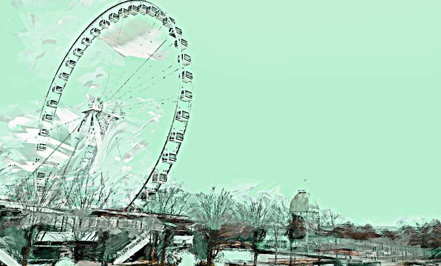 Winters Spin: La Grande Roue de Montreal by Le Boulanger