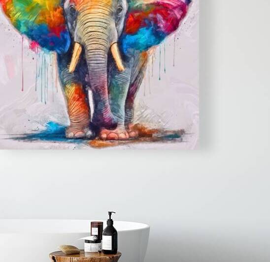 The Colored Elephant by Le Boulanger