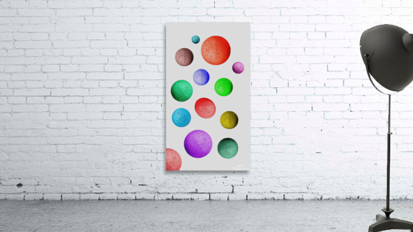 Colored Spheres Wall Preview