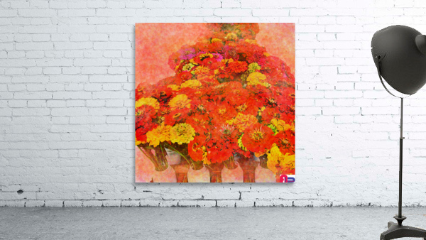 Marche Aux Fleurs Wall Preview