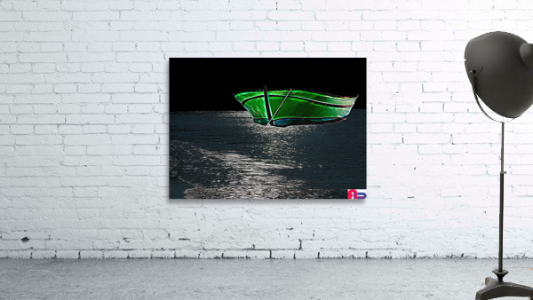 Lonely boat  Wall Preview