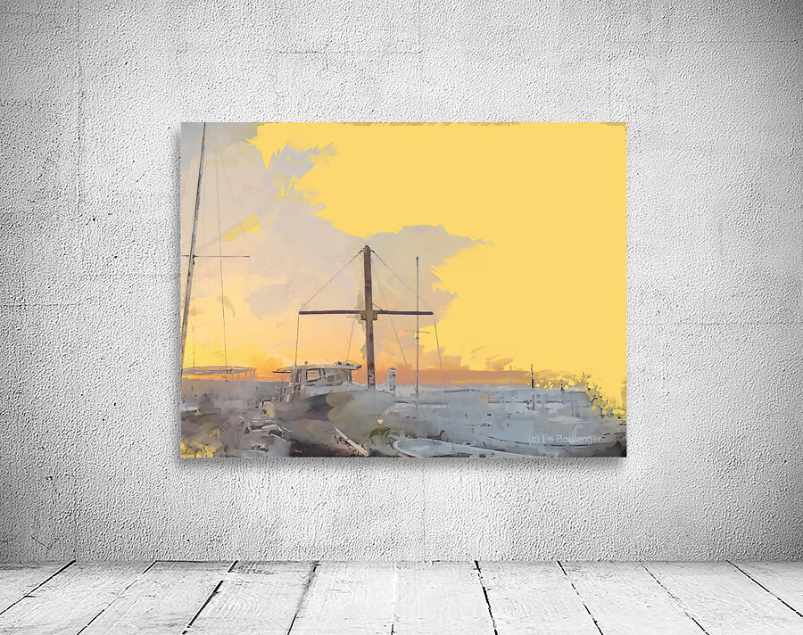 Sunset Sails Wall Preview