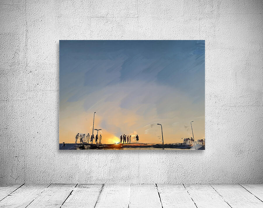 Silhouettes and Sunset Wall Preview