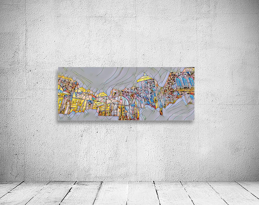 Seas Edge Enigma stretches across a commanding 48 x 19 canv Wall Preview