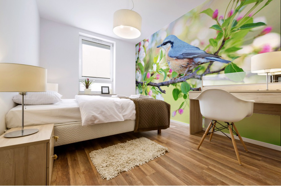 spring bird Mural print