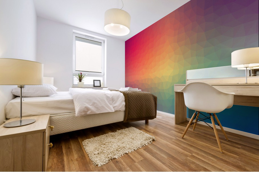 Color pattern Mural print