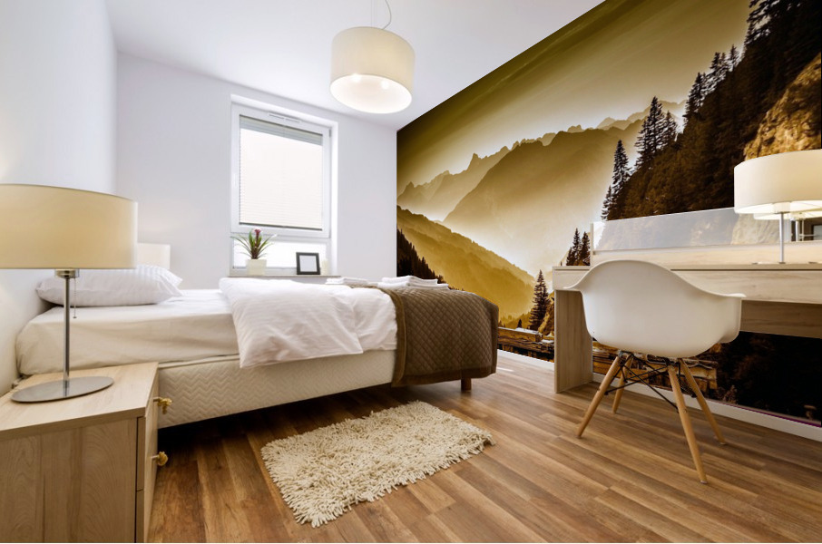 Arlberg pass  Mural print