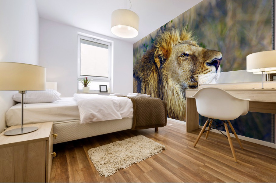 Love lion  Mural print