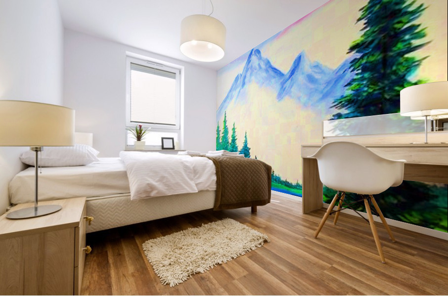 Beautiful artwork Mural print