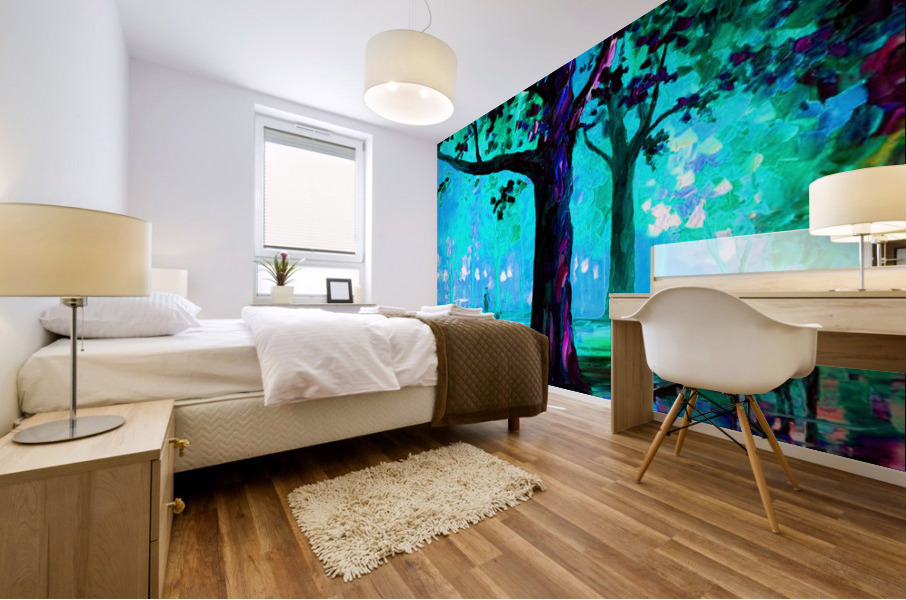 Trees nice place Mural print