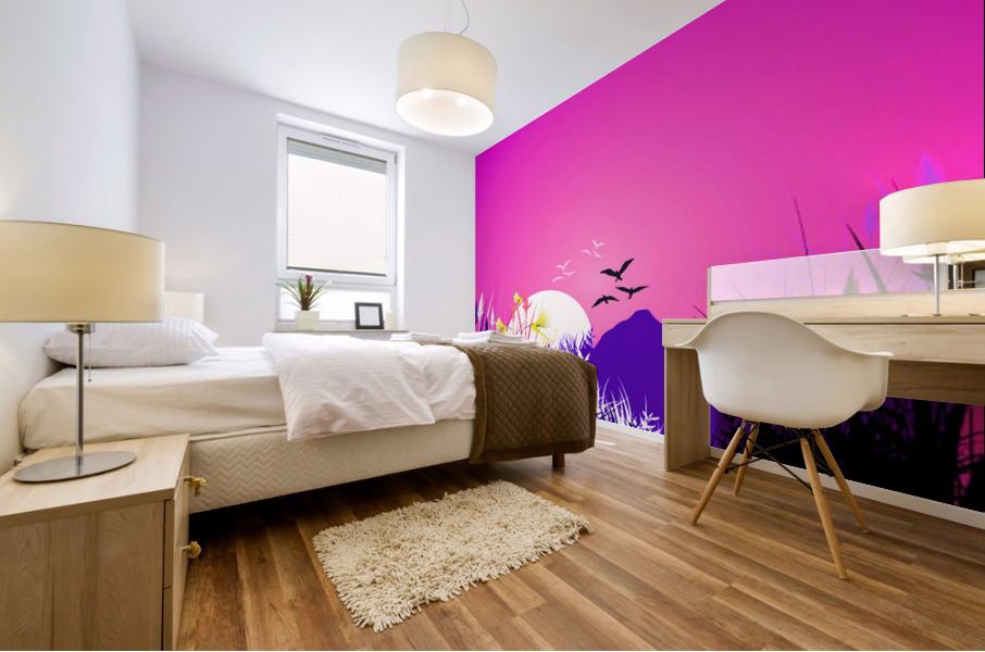 Beautiful Mounter Mural print