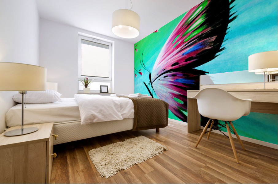 Beautiful butterfly  Mural print