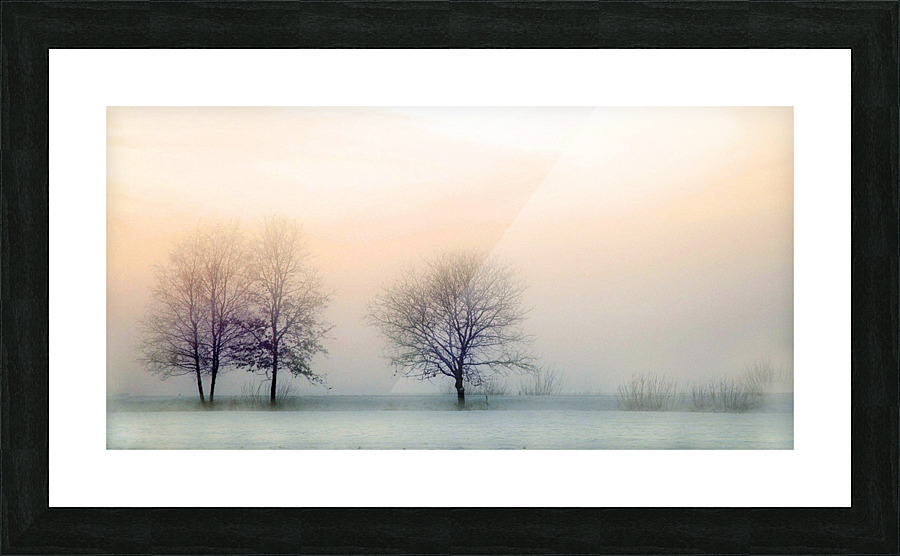 Nature winter landscape Picture Frame print