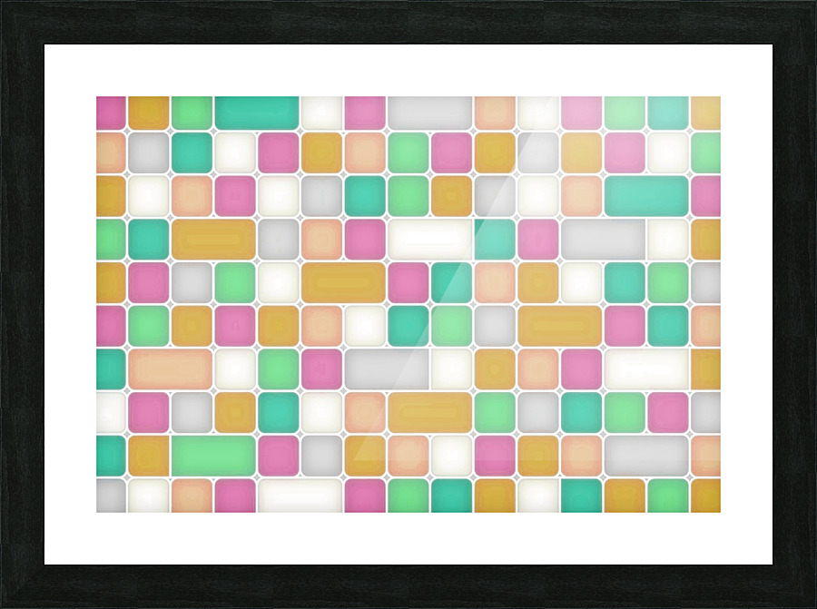 Beautiful  pattern Picture Frame print