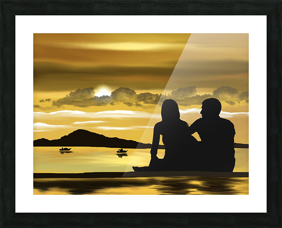 Digital art Picture Frame print