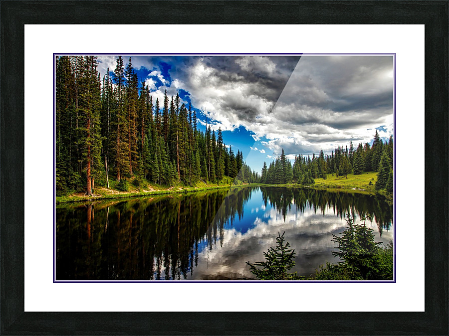 Lake irene Picture Frame print