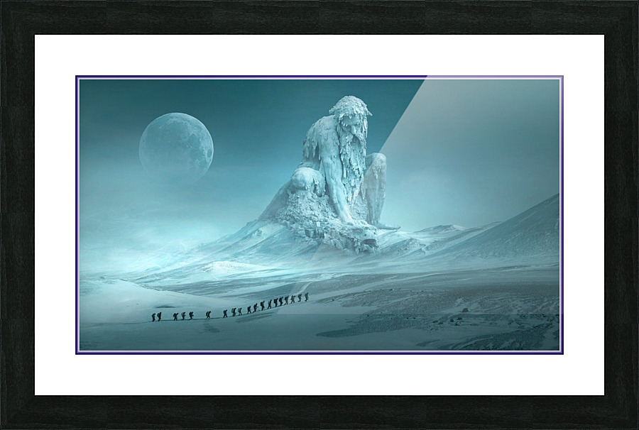fantasy design Picture Frame print