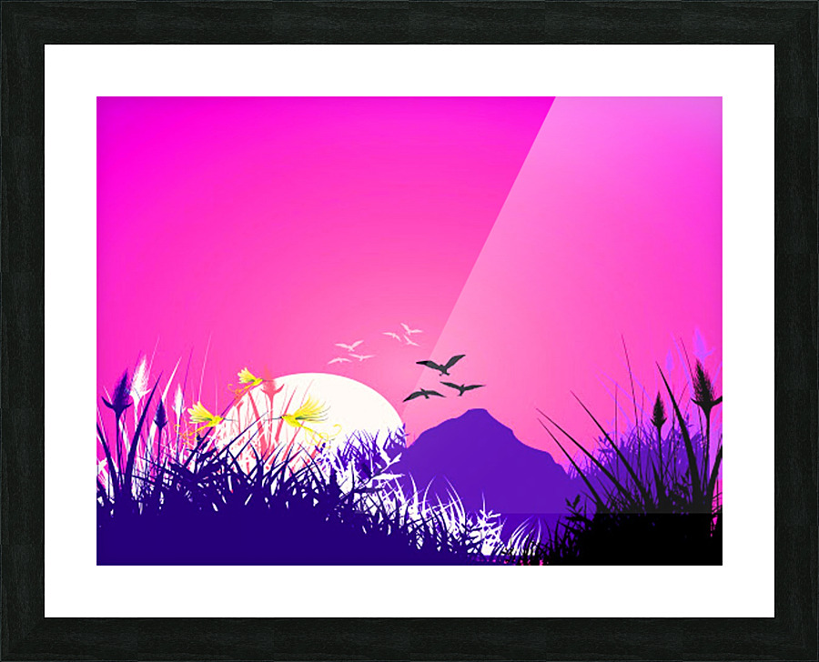 Beautiful Mounter Picture Frame print