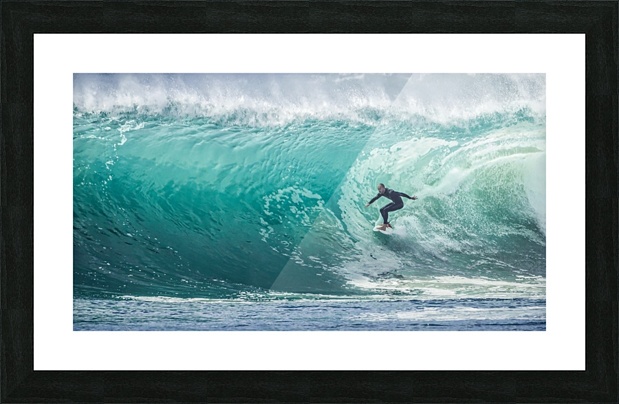 Sea wave Picture Frame print