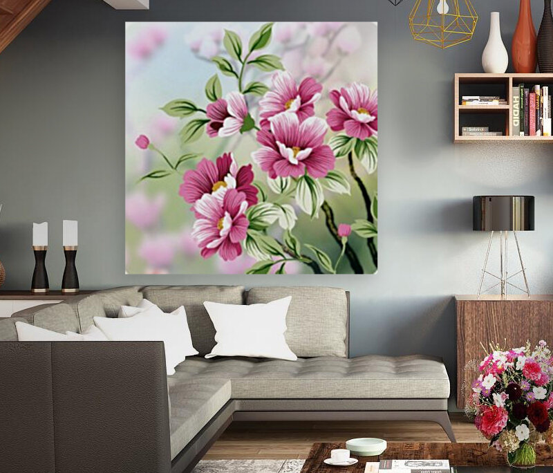 Beautiful flowers  Reproduction
