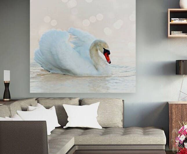 Beautiful swan by Nature Art