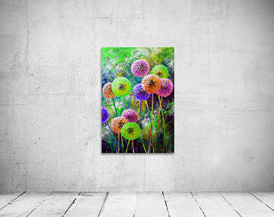 Dandelion flower art Wall Preview