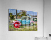 Stop sigh wheel....  Acrylic Print