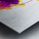 Artistic Easter basket white bunny in middle    paintography Metal print