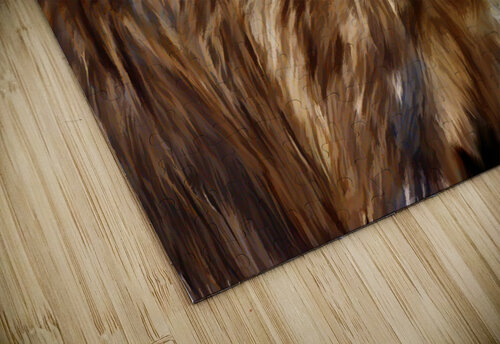 Portrait brown bear Daniel L Friend puzzle